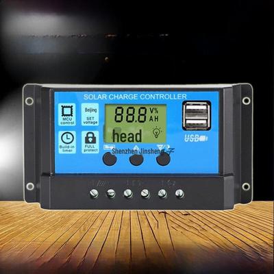 LED Intelligent Solar Charge and Discharge Controller 10A/20A/30A