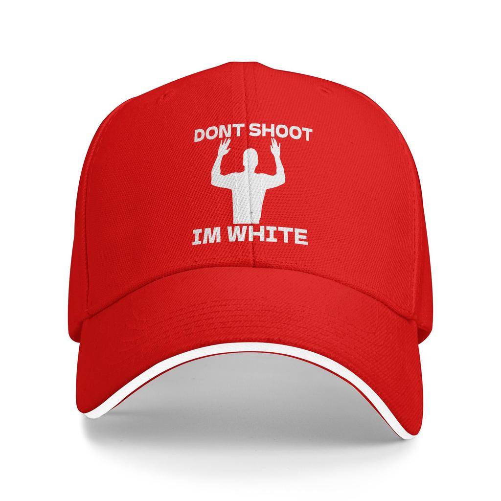 Don Shoot I M White  Baseball Cap  Classic Female Male Trucker Hat Adjustable Print Kpop Rock Snapback Cap Birthday Present