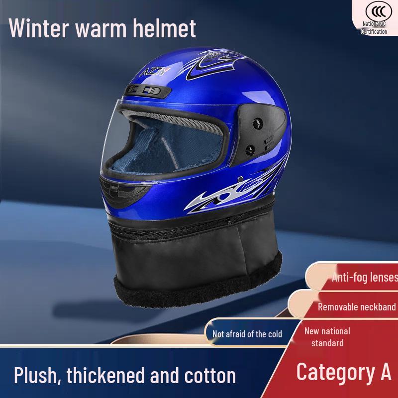 Electric Scooter Helmet: Unisex, Winter, All-Season, Warm, Full Face, Anti-Fog, Bike Cap.