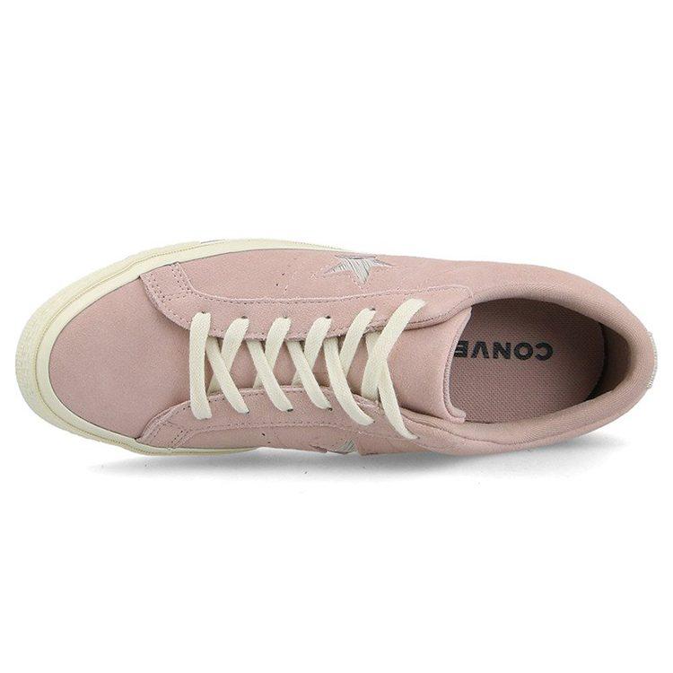 Converse One Star Leather Slip Resistant, Abrasion Resistant, Lightweight Low top Skateboard Shoes Women's Pink 161539C