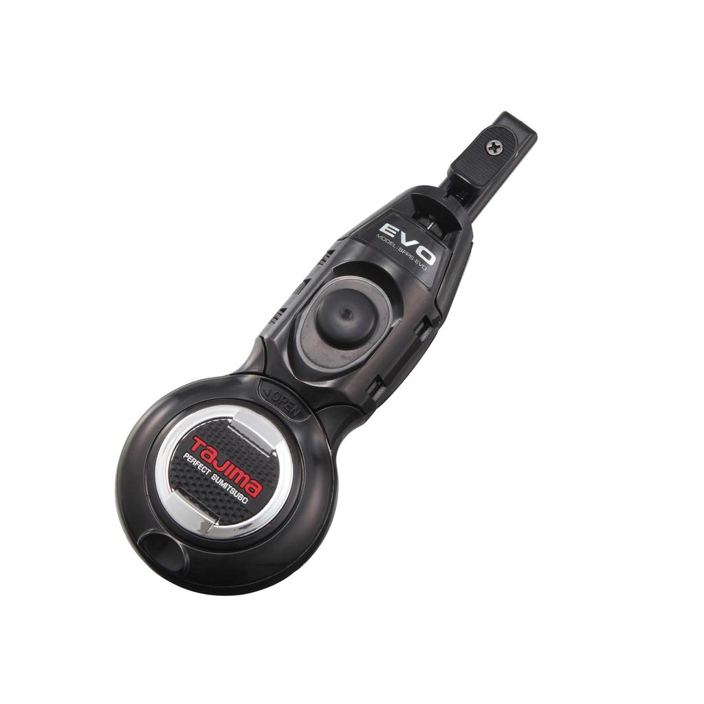 Tajima Sef System Sef ink pot EVOM Comes with a round Sef hook that can be worn around the waist Thread length 15m automatic winding 8m Adopts a