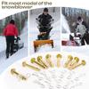 Pack of 20Pairs Shear Pin and Cotter Pin Suitable with Snow Throwers Sturdy Zinc Alloy Construction 1/4" x 1.5" Size