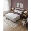 King Size Bedding Set - 1 Duvet Cover 240 X 220 Cm + 2 Pillowcases 60 X 60 Cm - 100% Reinforced Cotton - Pink / White