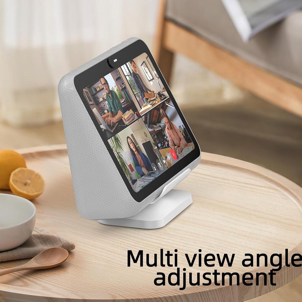 Charging Dock/Base for Meta Portal Go-Rotatable to Adjust The Angle Charging Stand for Facebook Portal Go Smart Video Calling for Office, Home with
