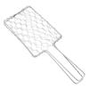 Grill Basket Iron Barbecue Rack with Handle Heat Resistant Non-Stick Surface for Outdoor Camping Picnic Barbeque Grill