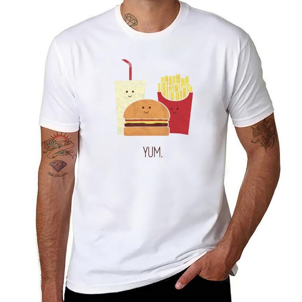 Fast Food TShirt Athletic Fit Sports Short Sleeve Top