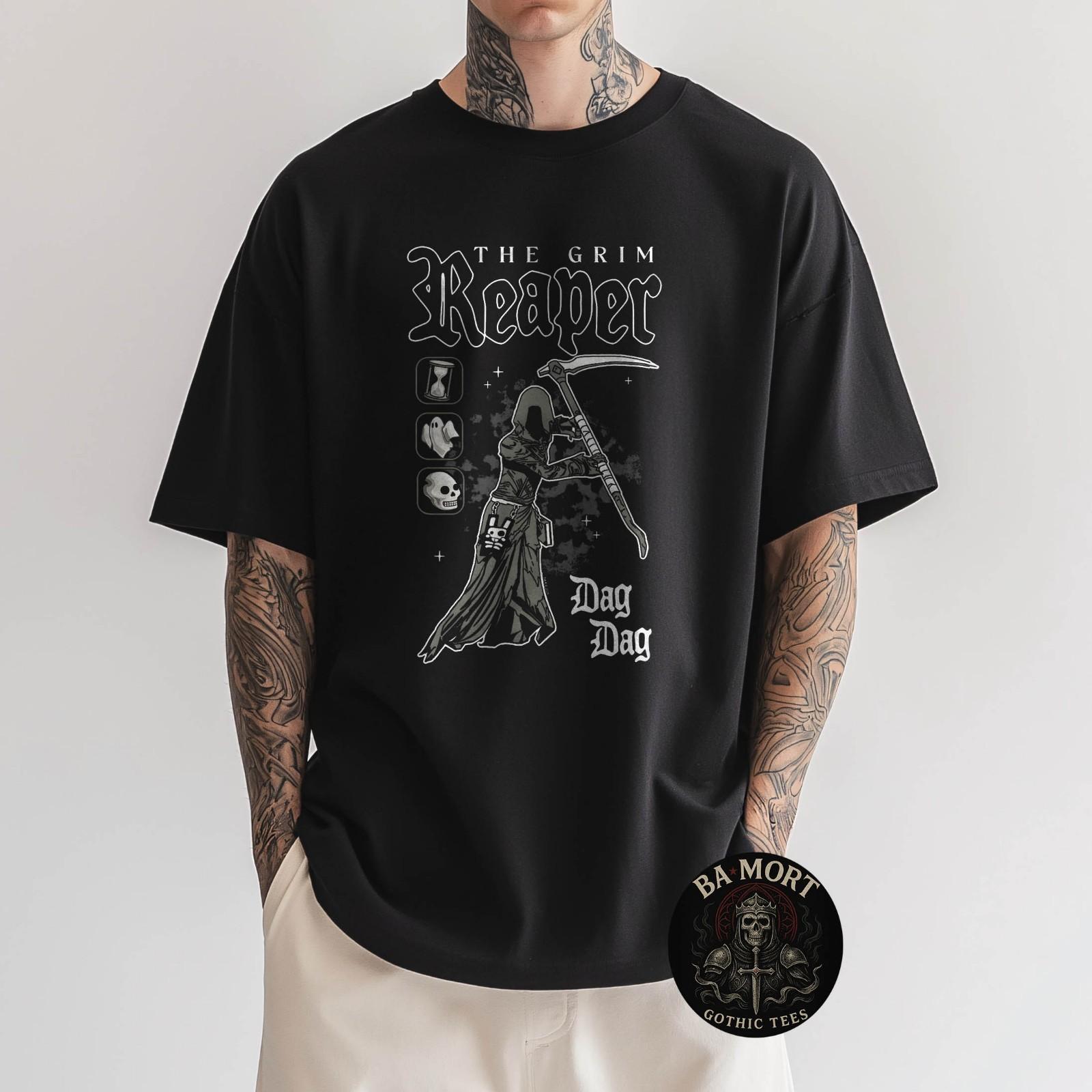 The Sims Gothic Grim Reaper Goodbye Video Game T-Shirt S