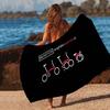 Brompton Logo Microfiber Beach Towel Absorbent Quick Dry Soft Yoga Swimming Resort Mountain Climbing Towel