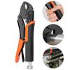 Portable 7/9/10 Inch Multi-functional Calipers Universal Strong Locking Pliers Pressure Pliers Round/Straight/Tip Mooth Pipe Wre