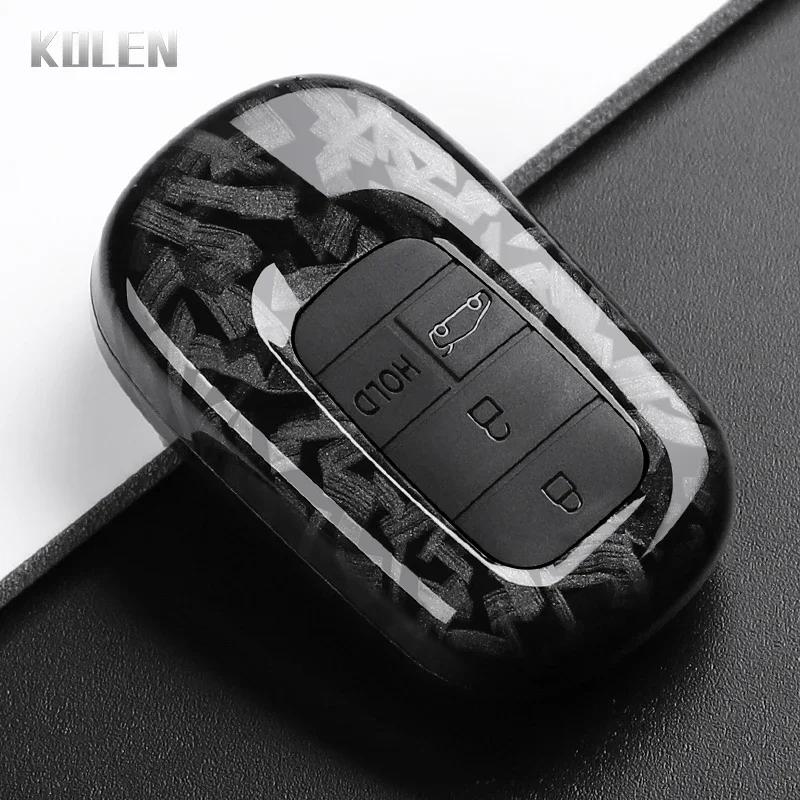 

Abs Carbon Fiber Style Car Key Case Cover For Honda Civic 11Th Accord Cr-V Hr-V Pilot Vezel Zr-V Protected Fob