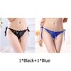 Sexy G-string T Panties Female Underwear Lace Thongs Women's Pants Sexy Pearl panties Erotic Women Crotchless panties plus size