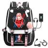 Large Capacity Schoolbag with Shoulder Strap; Student Three-piece Pencil Case Set