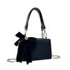 DIOR Bag [Customized Cosmetic Bag] Grant Book Polyester Fiber Versatile Classic Trendy Retro Simple Fashion French Bow Pendant Small Fragrance Metal