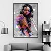 Abstract Graffiti Art Tattoo Woman Canvas Painting Posters and Prints Wall Art Pictures for Living Room Home Decoration Cuadros