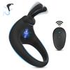 Vibrating Cock Ring Sex Toys for Men Silicone Penis Ring Remote Control Vibrator Bunny Rabbit Shaped Rechargeable Adult Toy Clitoral Vibrator