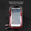 wheel up Bike Phone Bracket Waterproof Stand Bag Bicycle Front Packet Navigation Supportblack red