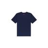 Li Ning Sports Lifestyle Series JDG Team Color Block Brand Letter Logo Casual Printed Round Neck Short Sleeve T-Shirt Men Tops Deep-Navy ATST667-1