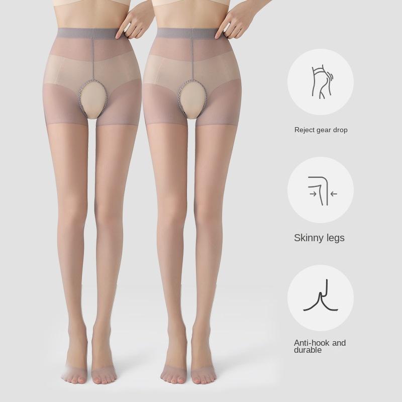Tall Crotch Pantyhose Female Ultra-Thin Snag-Proof Pantyhose