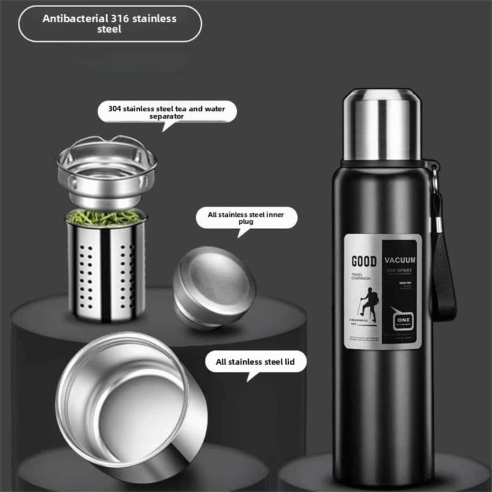 316 Stainless Steel Travel Insulated Cup Large Capacity Vacuum Flask Sports Thermos Bottle Camping