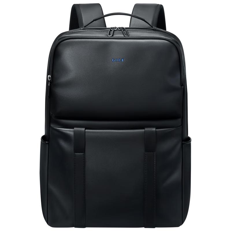 

GOLF Men s 15.6-inch PU Leather Business & Travel Backpack