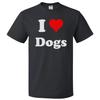 I Love Dogs T Shirt I Heart Dogs Tee