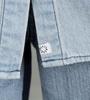 Something ST219 Bowtie Denim Light Blue Women's Blouse,
