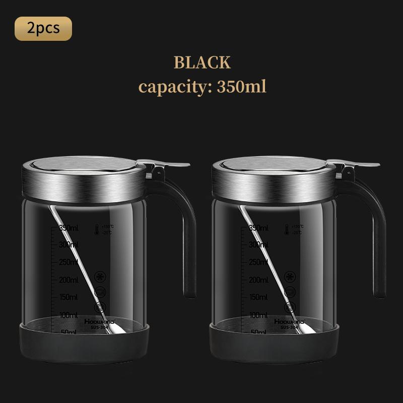 1pc Spices Glass Seasoning Jar with Spoon Sugar Bowl Salt Shaker Seasoning Container Kitchen Supplies Storage Set Spice Boxes