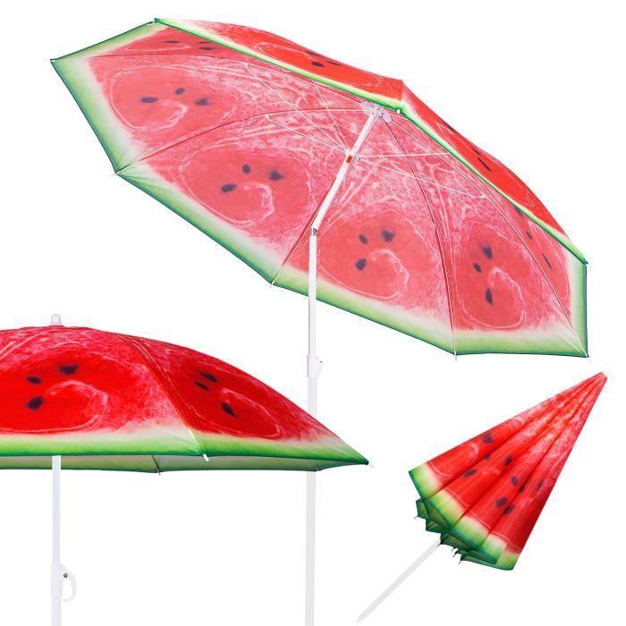 Parasol - SPRINGOS® - 160 Cm - Metal - Polyester - Red
