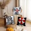 Game R-Resident E-Evil Pillow Case Applicable Space For Guest Rooms Interiors Cars Office House Decoration