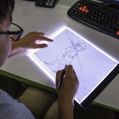 A4RA5 LED Light Box Tablica do animacji i kopiowania - Półprzezroczysty stół do kopiowania