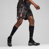 Puma Ac Milan Collection Ss24 All Over Print Comfortable Quick Dry Mid Rise Sports Shorts Men Shorts Black 775124-27