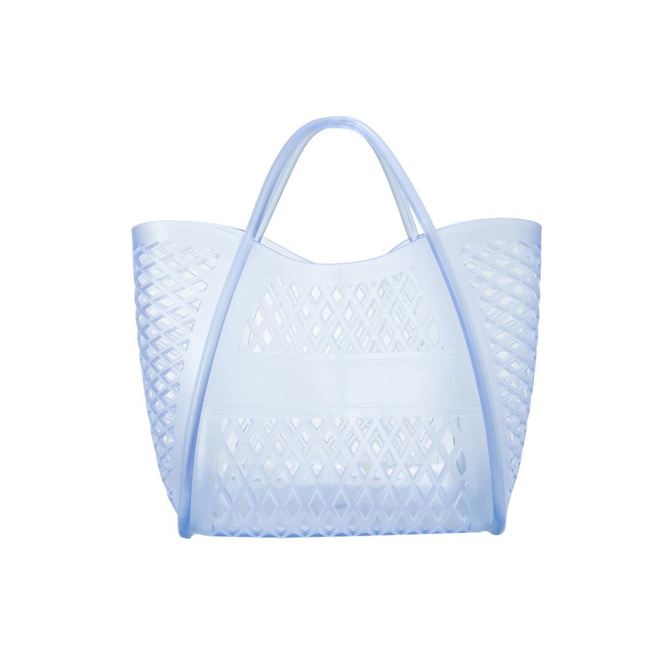 

Велика Місткість Желейна Жіноча Сумка для Пікніка, Шопінгу, Пляжу, Відпустки прозорий