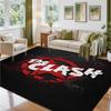 The Clash Design Crystal Velvet Rug Soft Decorative Mat for Bedroom Entrance