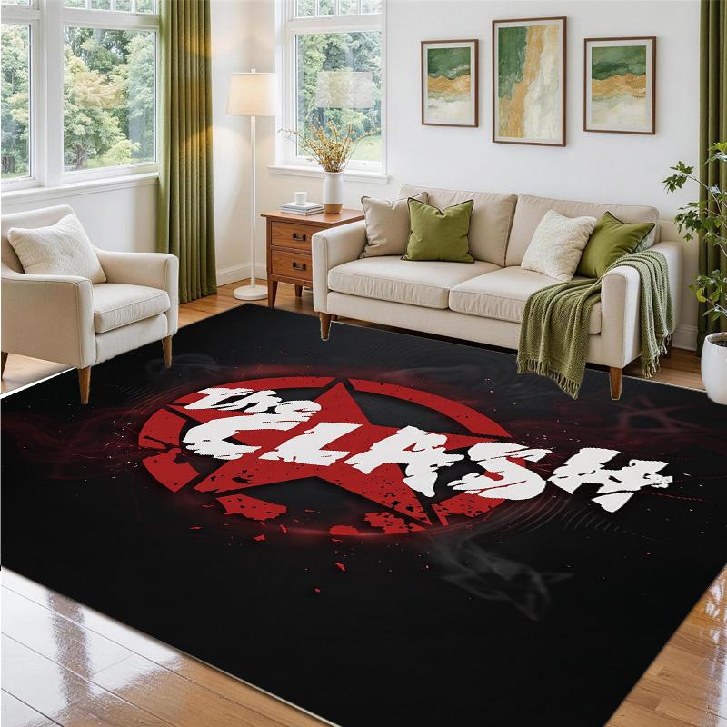 The Clash Design Crystal Velvet Rug Soft Decorative Mat for Bedroom Entrance