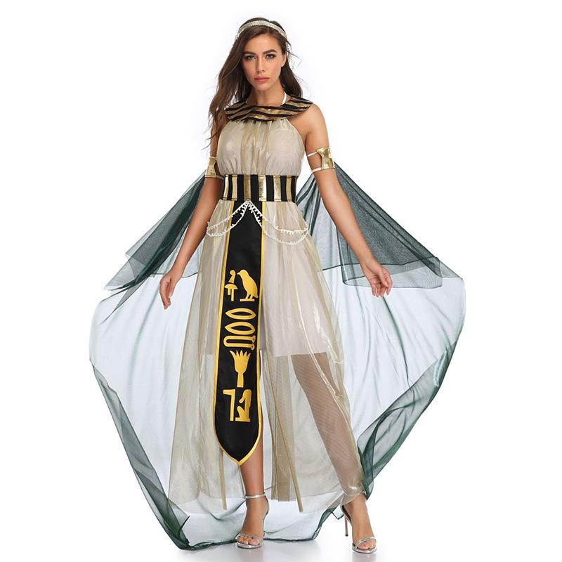 Halloween Costume Adult Male Pharaoh Cleopatra Party Dress