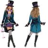 Adult Mad Hatter Magician Cosplay Costume, Nightclub Tamer Stage Performance Outfit