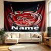 Custom Name Personalized Ajax Print Tapestry, Wall Art Decor, Bedroom, Dorm, Apartment, LivingRoom, Party Backdrop, Gift for Birthday