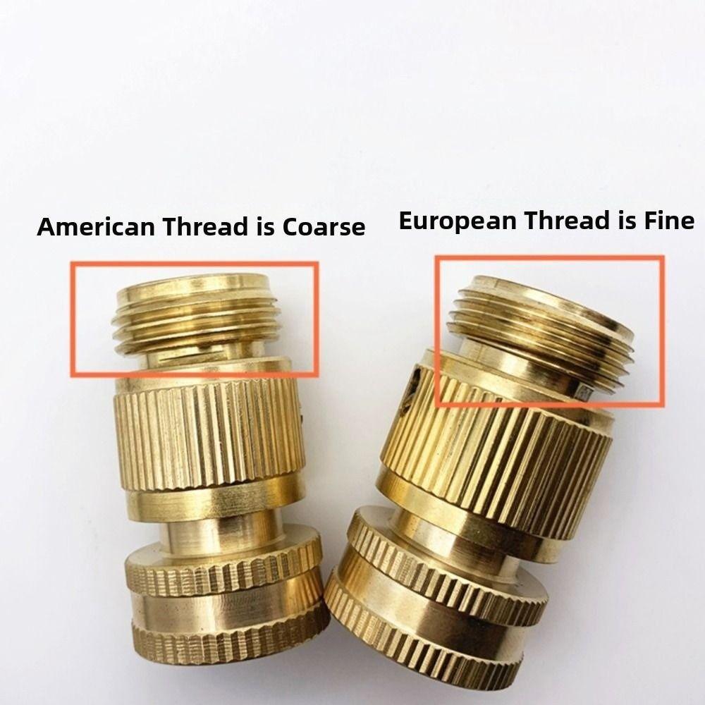 3/4 Inch Thread Garden Hose Connector Female/MaleThread Tap Connector  Outdoor Lawn
