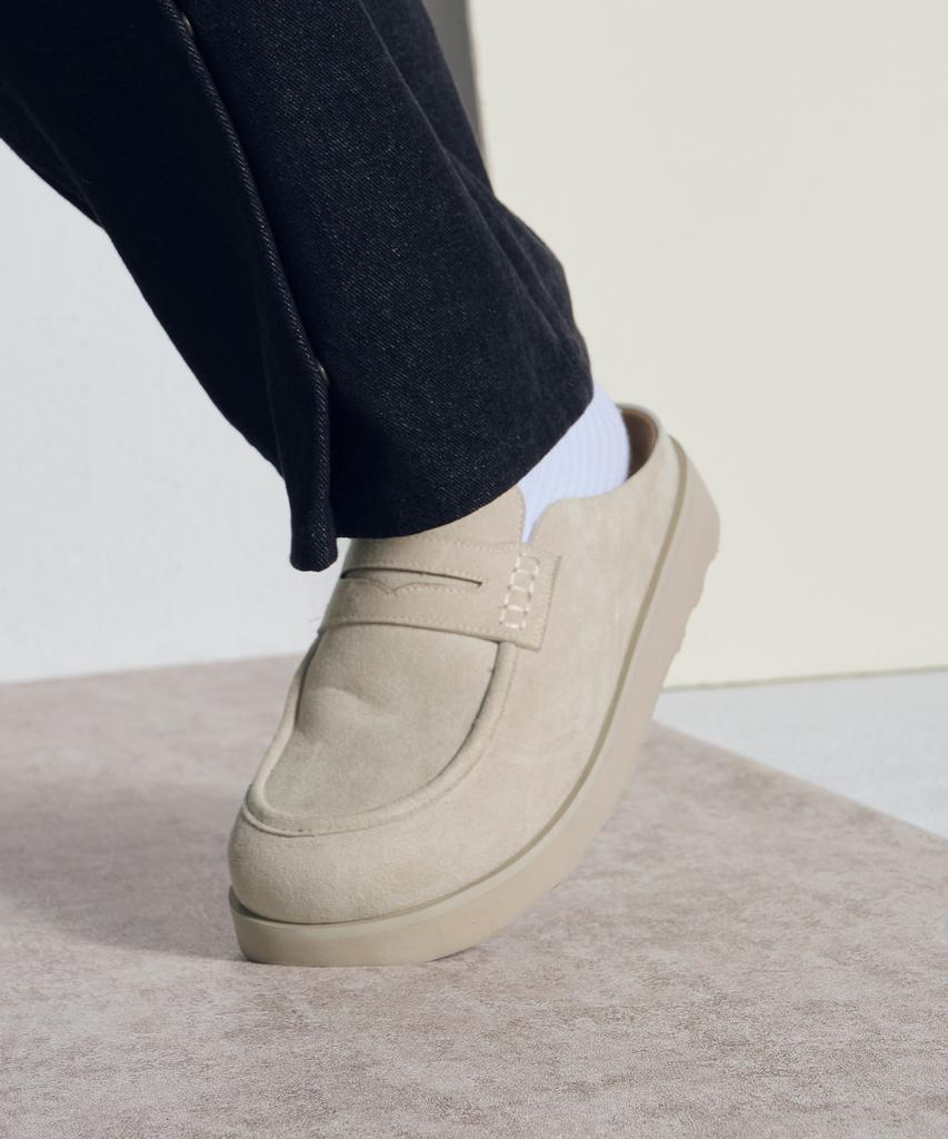 6Ft Boto Loafer Mule (Beige)