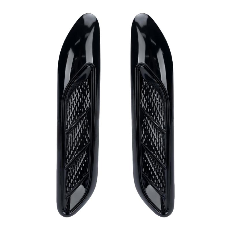Upgrades s Auto Zijpaneel Luchtinlaten Roosters met Corrosiebestendige TPU Constructie Auto Buitenkant Accessoire voor Eenvoudige Doe-het-zelf Upgrades