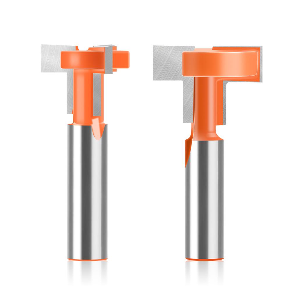 Three-edged straight-edge T-knife 12 handles, woodworking engraving milling cutter, notch cutter, four-edged slotting cutter, woodworking cutter