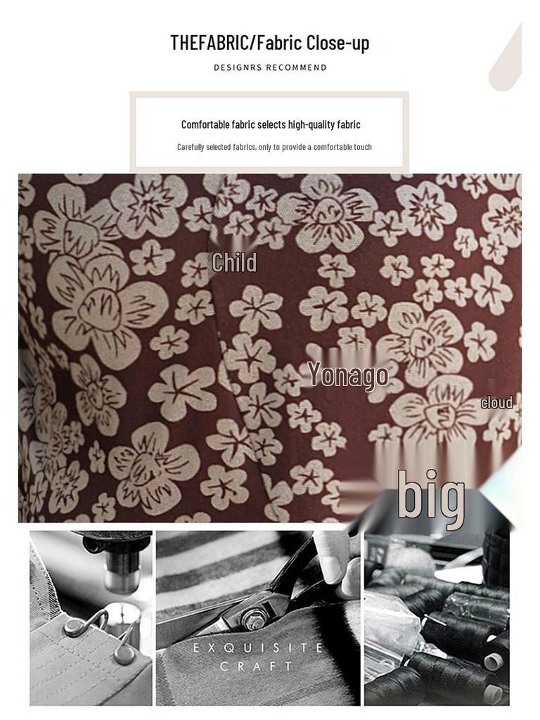 Fashionable Floral V-Neck Blouse for Middle-aged Women - Long-Sleeved Spring Top