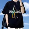Francie DJ David Guetta Tričko Streetwear Ležérní Volné Bavlna Letní Dvě Velikosti Tištěné Tričko Pánské Větší Velikost Pánské Vrchní Díly