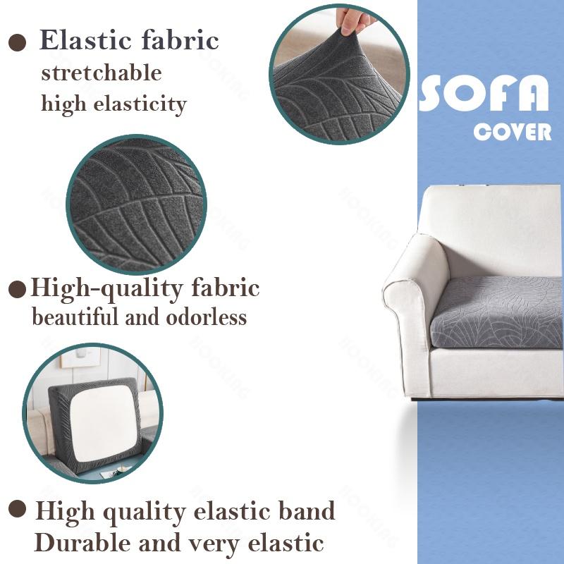 Splashproof Jacquard Sofa Cushion Cover For Living Room Anti-Slip Anti-Dust Thickening Elastic Sofa Cover Furniture Protector