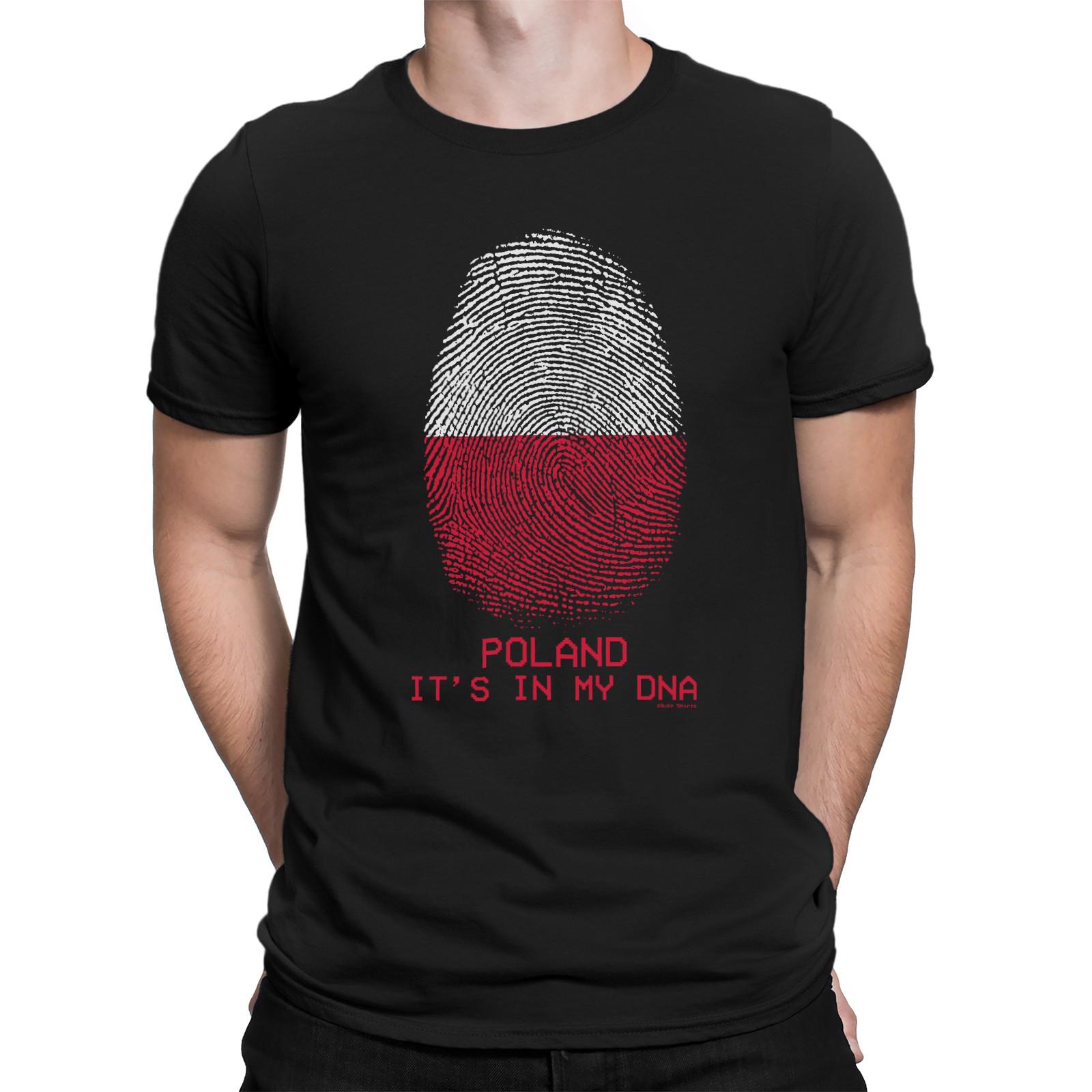 POLAND Mens 2024 Design T-Shirt Mens Womens Tees Top ITS IN MY DNA Football World Cup 3XL