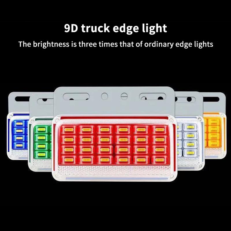 Led Side Light 24V Waterproof For Truck Trailer And Bus Wide Waist Light Suitable For Side Marker And Rear Light Applications