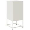 Nightstand White 36 x 39 x 78 cm Steel