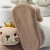 Baby 3D Animal Socks 3 Pack Soft Thick Cuff Non Slip Floor Booties Warm Winter Indoor Shoes for Infant Toddler Boys Girls Newborn Gift