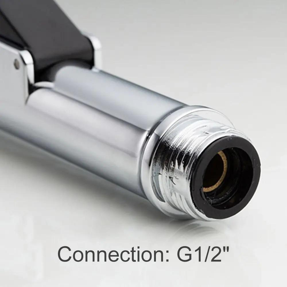 1PC Multifunctional Adjustable Handheld Bidet Sprayer Self Cleaning Nozzle Water Pressure Control Toilet Bathroom Shower Head