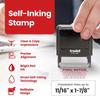 Zhuoda 4912 Series Multi-Color Self-Inking Date Stamp